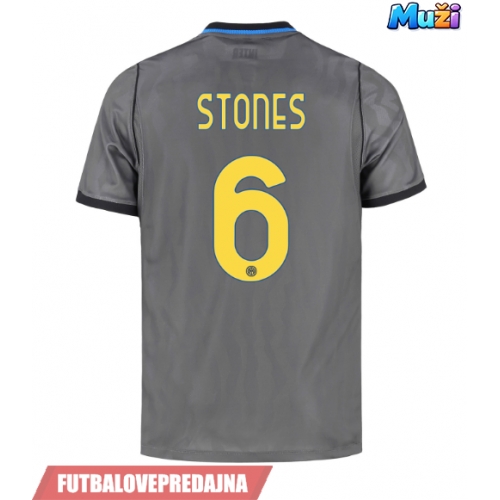 Lacne Muži Futbalové dres Inter Milan John Stones #6 2026-27 Krátky Rukáv - Tretina